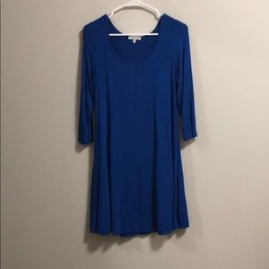 Blue Shift Dress